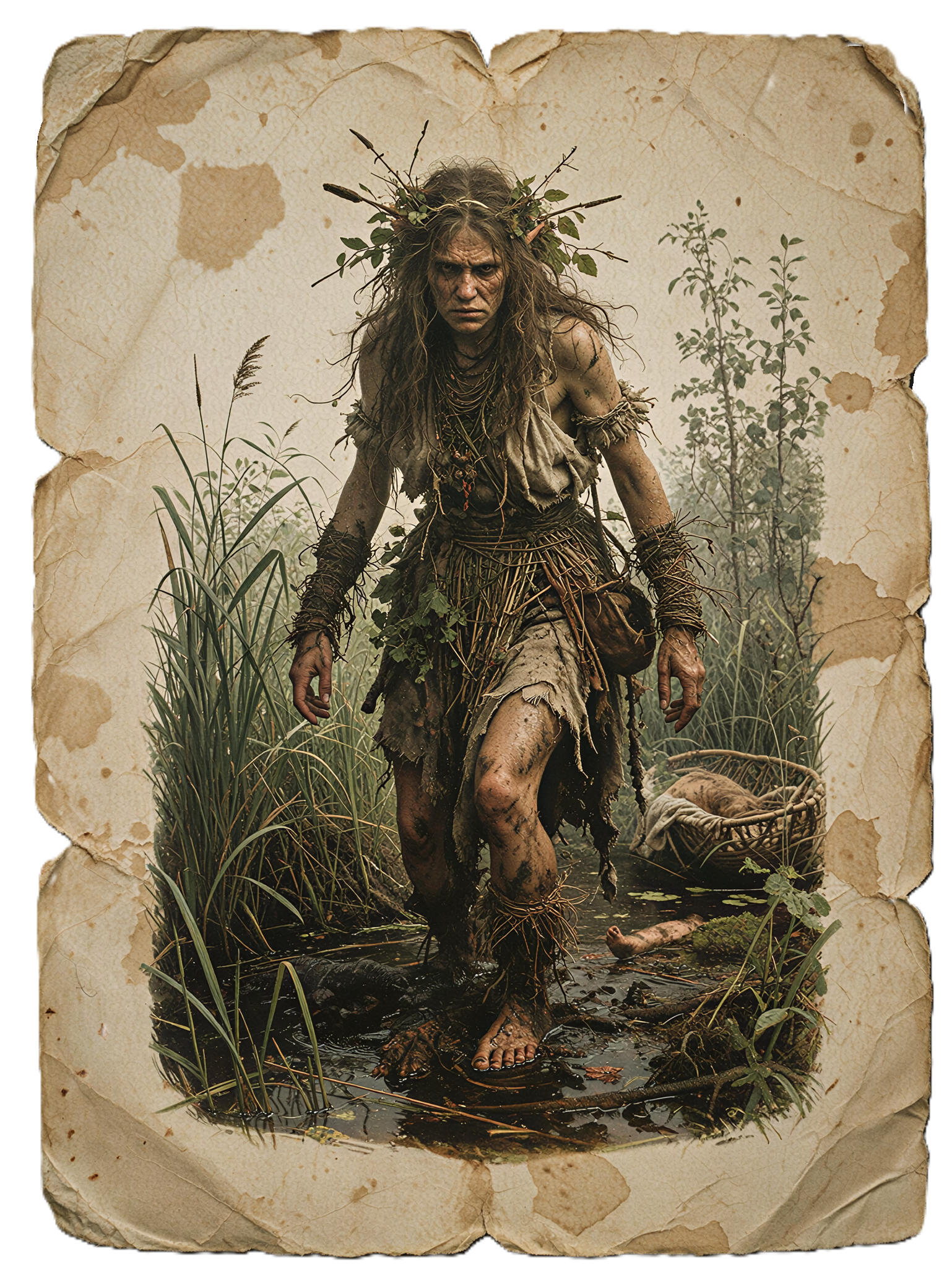 Dziwozona, the Slavic forest spirit and guardian of nature