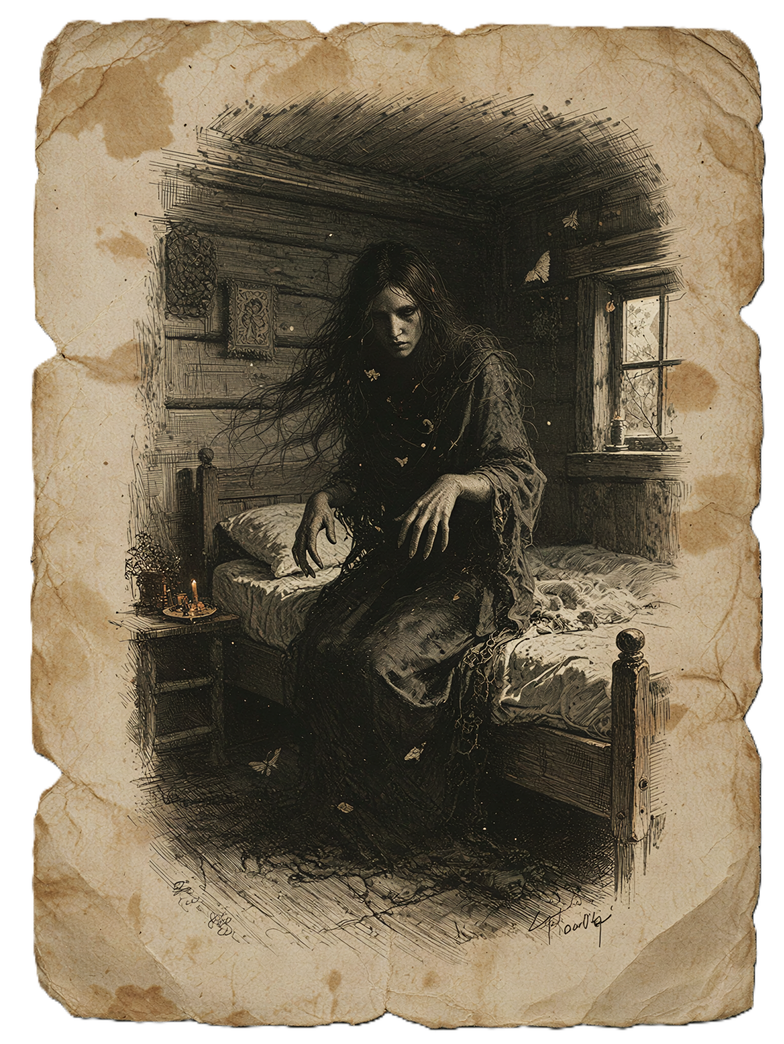 Mara, the Slavic spirit of nightmares and sleep