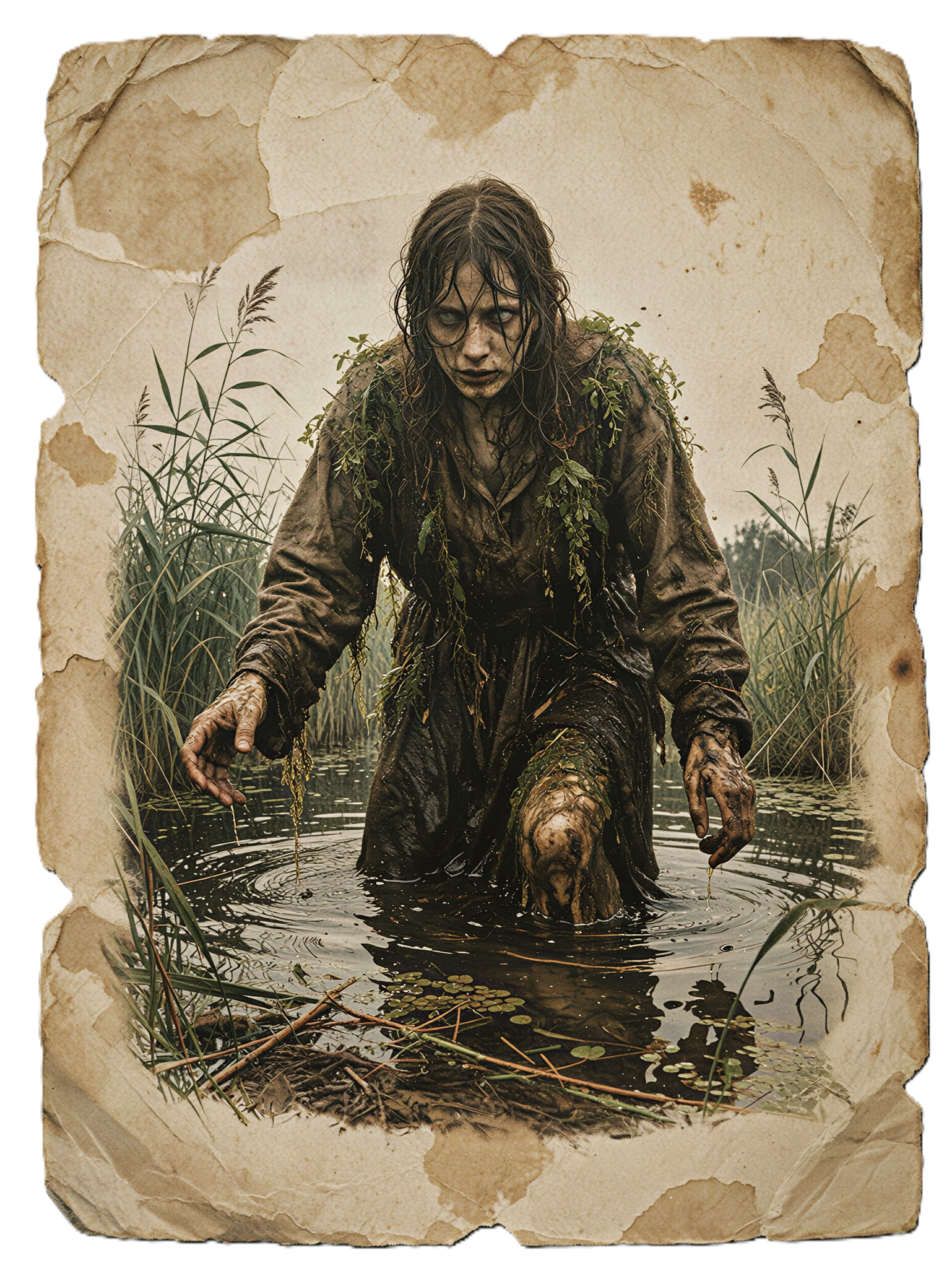 Topielec, the Slavic drowned spirit and water ghost