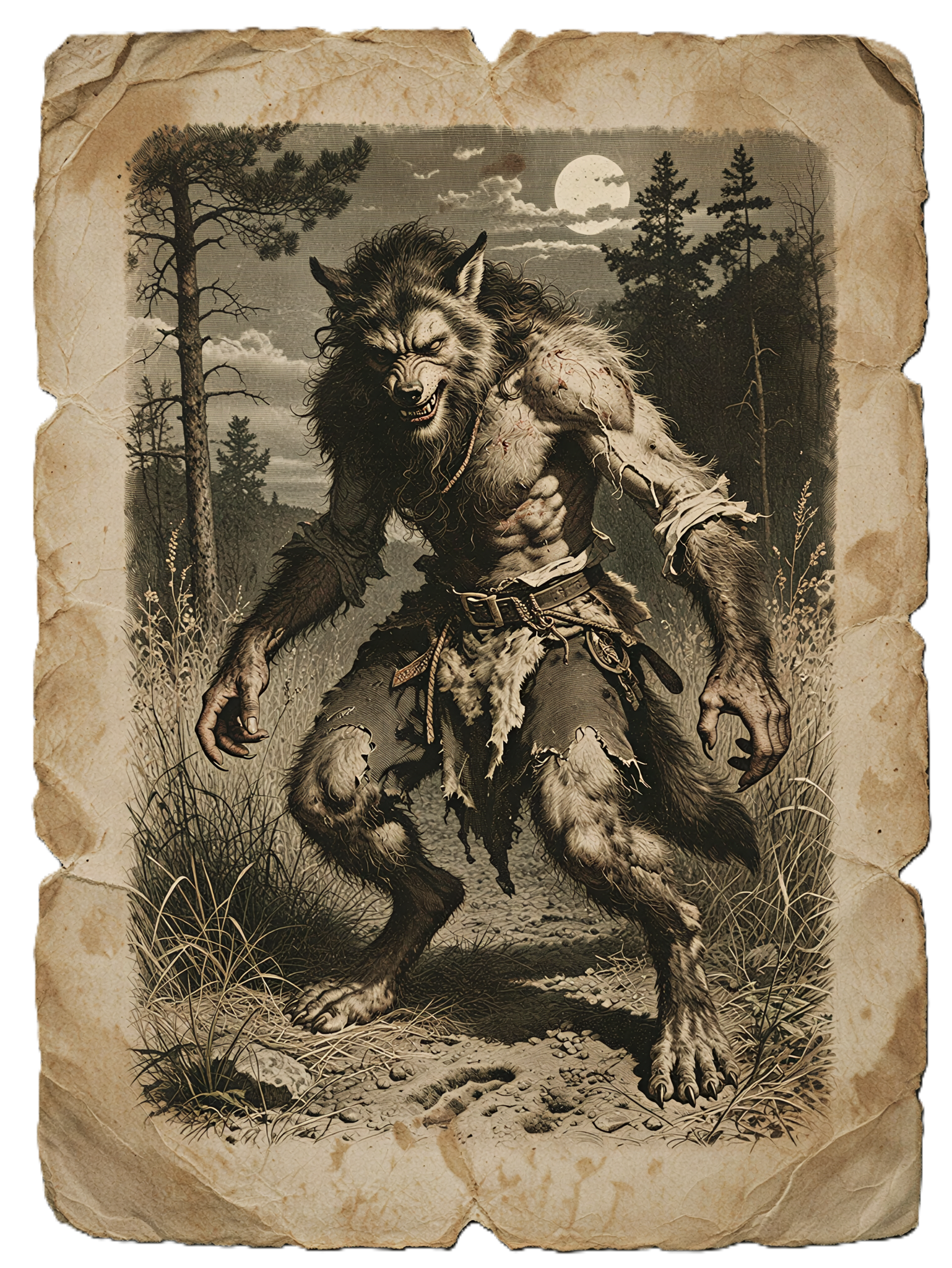 Wilkolak, the Slavic vampire and night creature